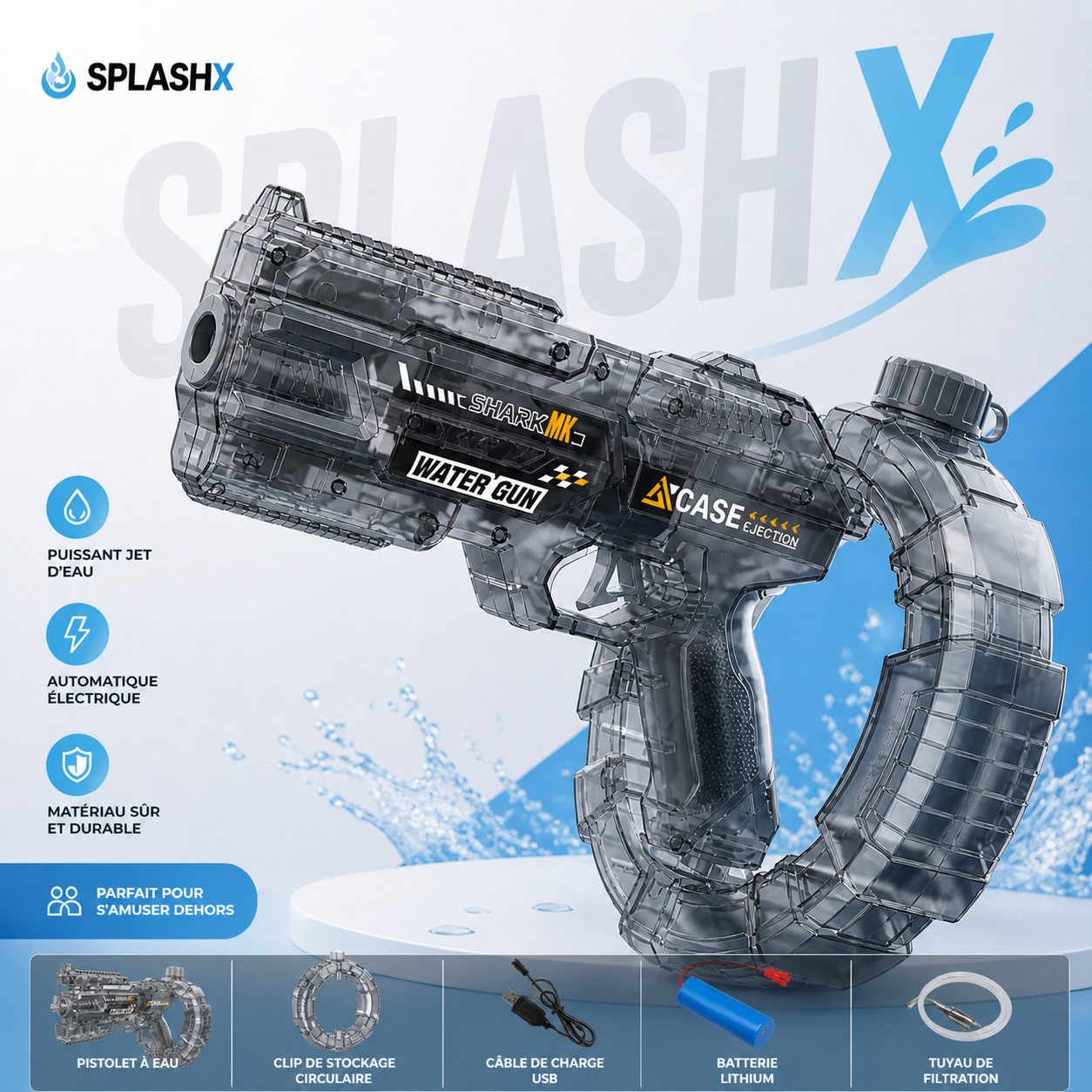 Electric Water Gun – Ice Mouse Compact Rechargeable Model