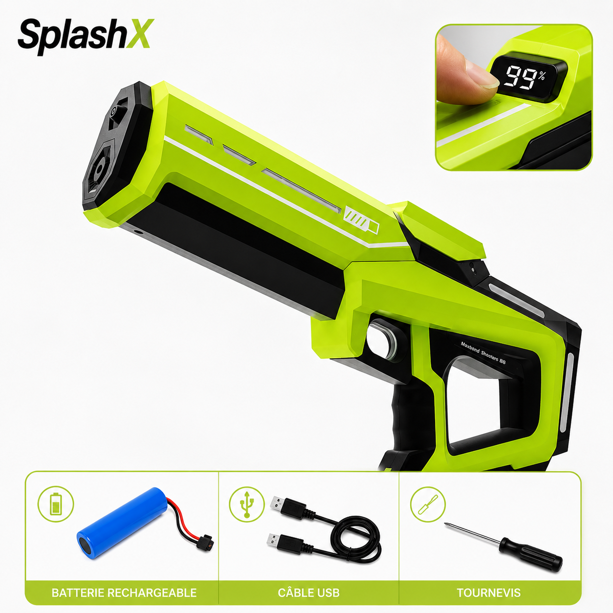 Electric Water Gun - Large Automatic Suction Model