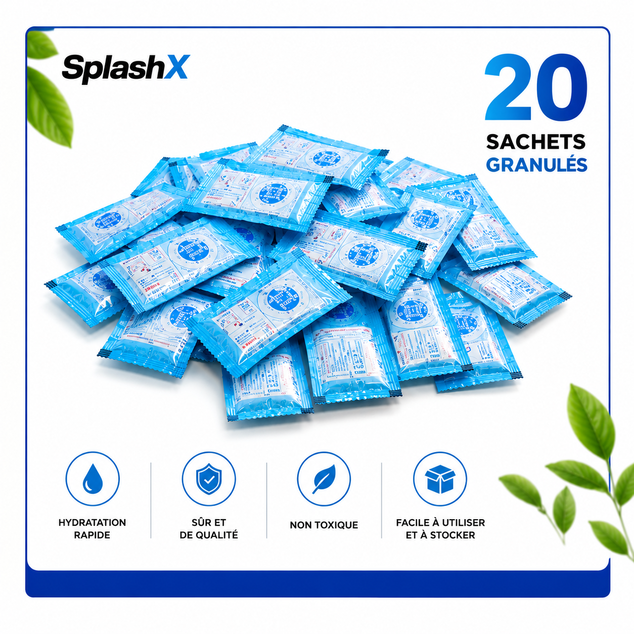 Bubble Granule Refills – Pack of 20 Concentrated Sachets