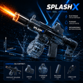 Electric Water Gun MP5 – Large Capacity Rechargeable LED Flame Effects