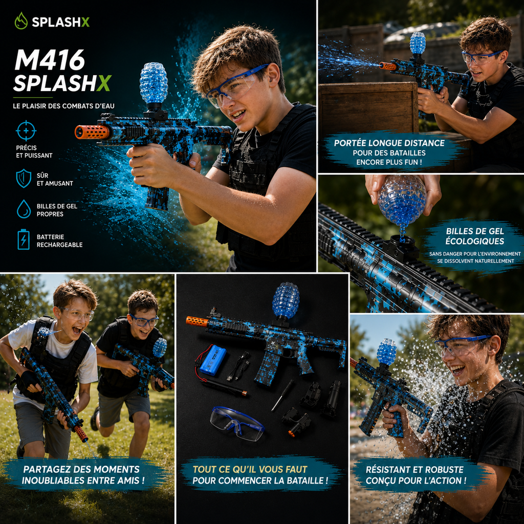 M416 Electric Gel Ball Blaster – Rechargeable Automatic Shooting