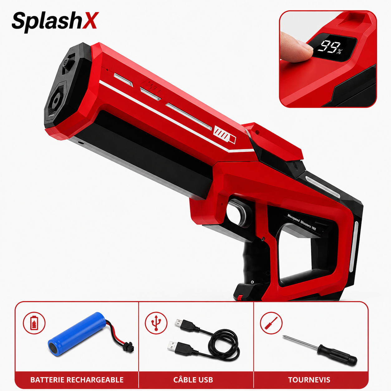 Electric Water Gun - Large Automatic Suction Model