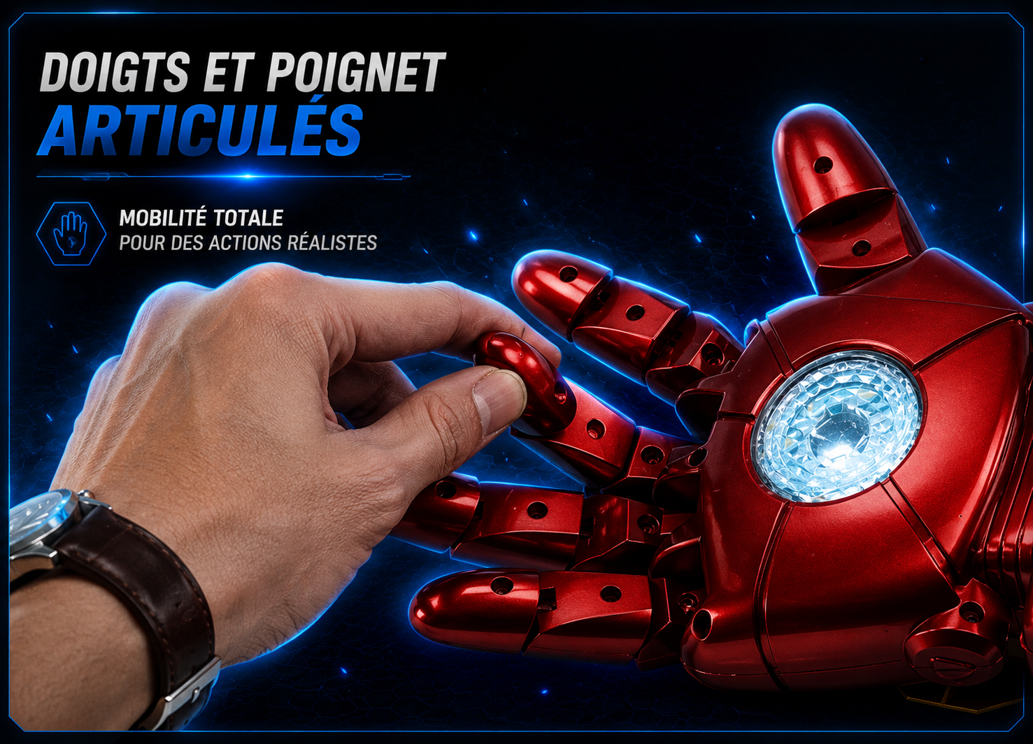 IRON MAN - Gel Ball Blaster - Rechargeable Electric Superhero Design