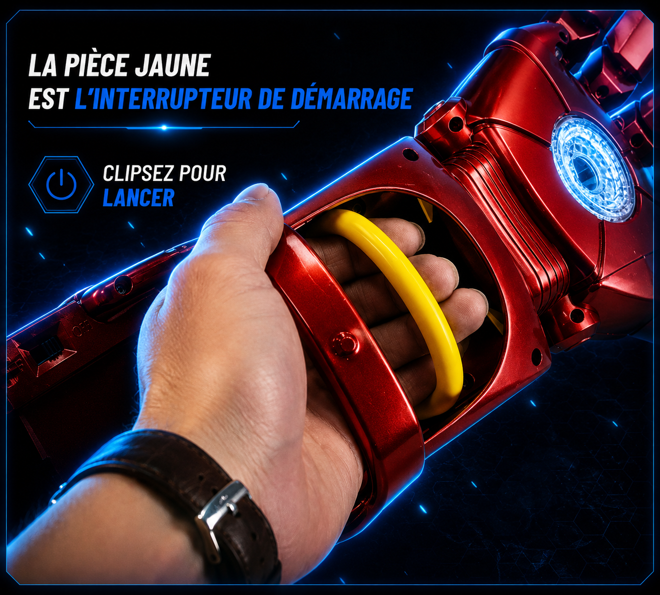 IRON MAN - Gel Ball Blaster - Rechargeable Electric Superhero Design
