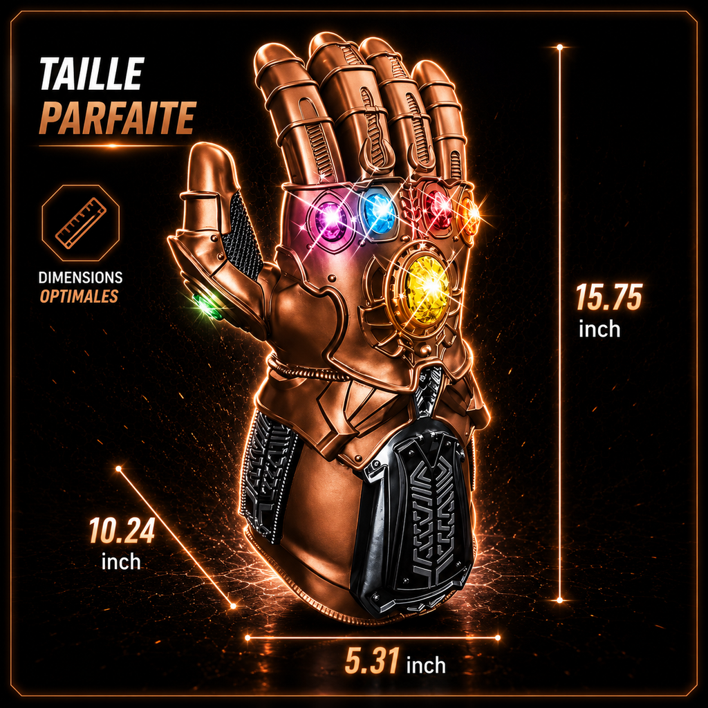 THANOS - Gel Ball Blaster Glove – Rechargeable Electric Futuristic Design