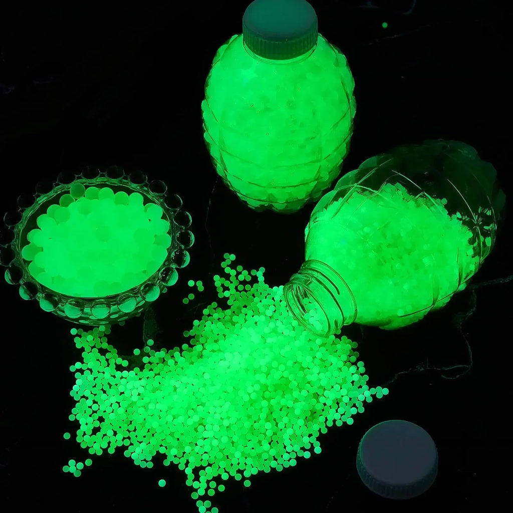 7-8mm Fluorescent Gel Bead Kit – Grenade Bottles and Holders Included