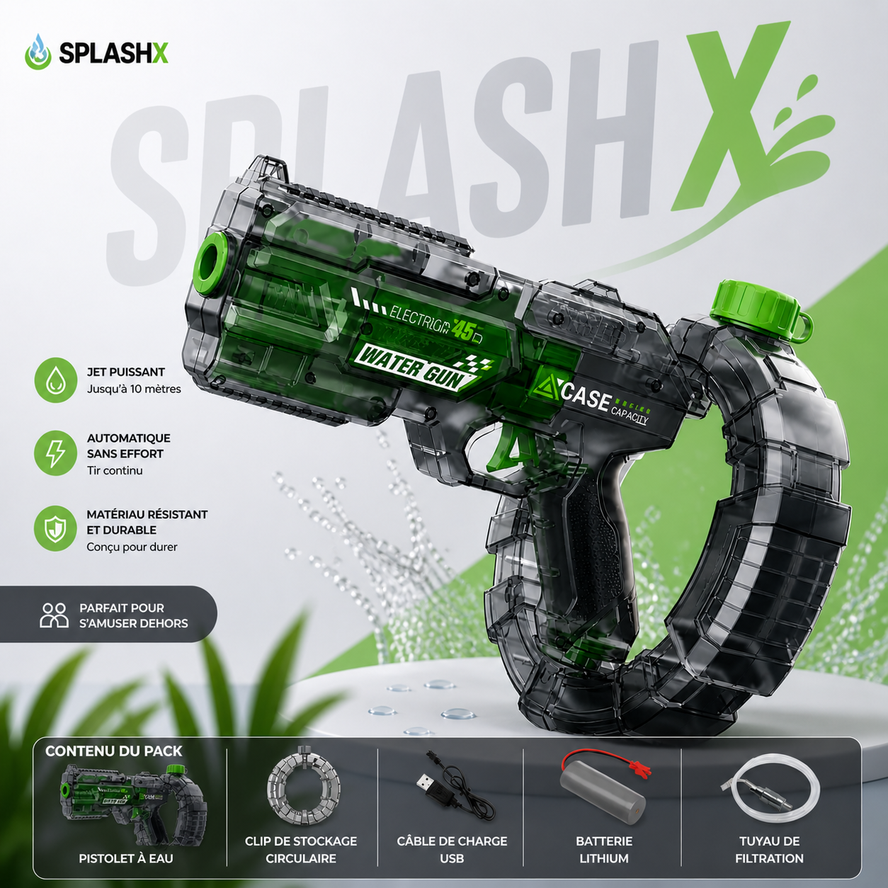 Electric Water Gun – Ice Mouse Compact Rechargeable Model