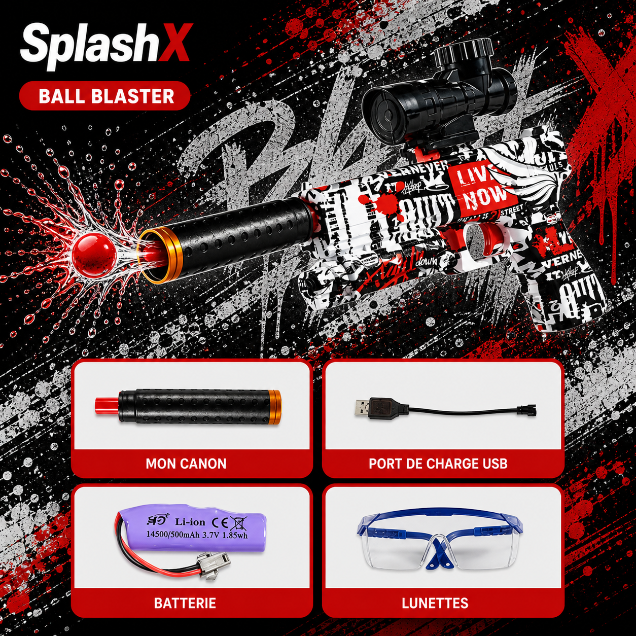 Mini Electric Gel Ball Blaster – Compact Automatic Firing