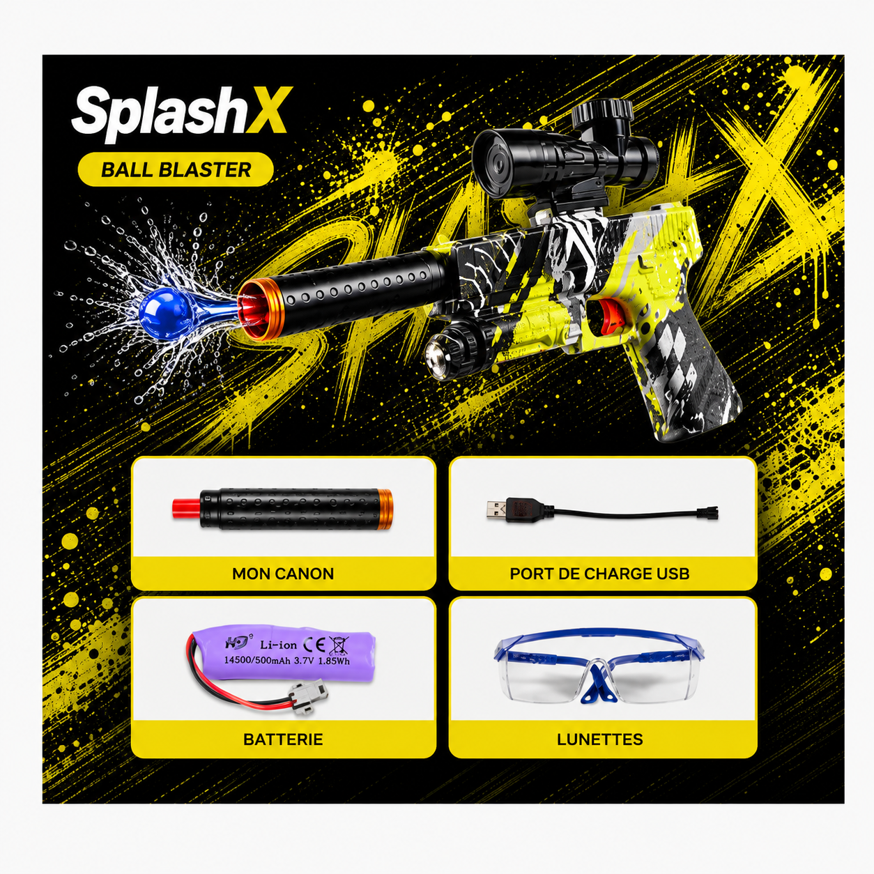 Mini Electric Gel Ball Blaster – Compact Automatic Firing