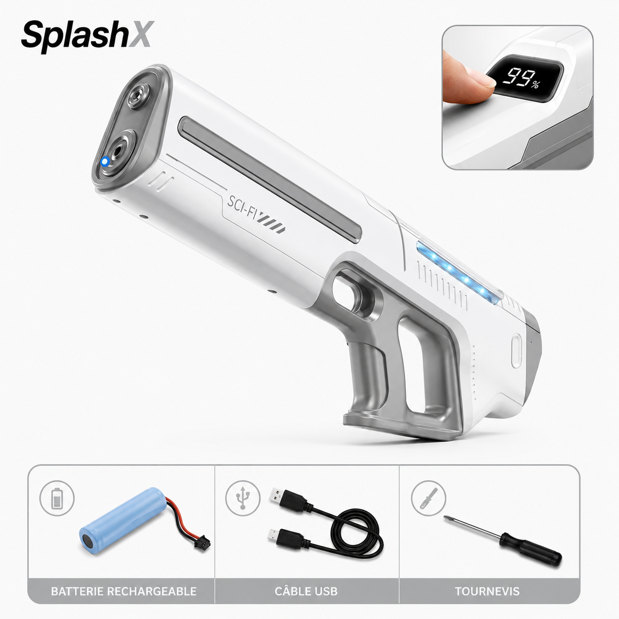 Electric Water Gun - Large Automatic Suction Model