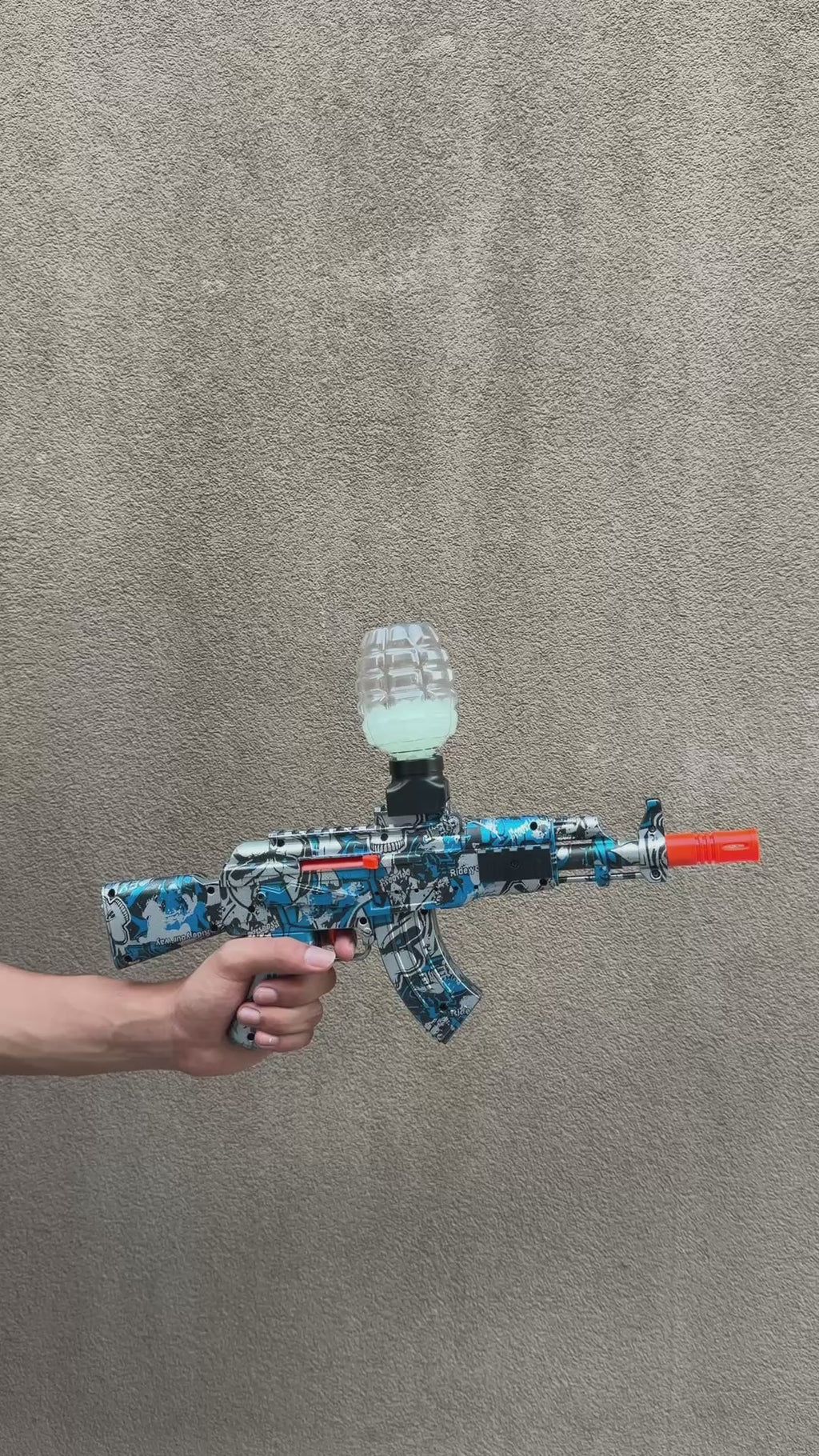 Fusil M416 Électrique à Billes de Gel – Tir Automatique Rechargeable